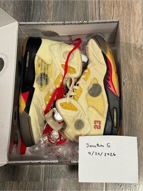 Jordan Off White Sail Size 12.5